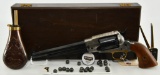 Engraved Pietta 1858 Remington BP Cased Revolver
