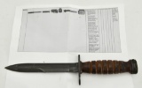 World War II M4 .30 Carbine Bayonet