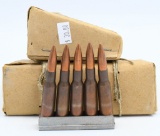 45 Rounds Of 7.62x54R Ammo On Stripper Clips