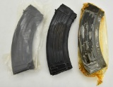 3 Steel 30 Round AK-47 Magazines