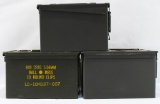 2 Heavy Duty Metal Military Ammo Cans