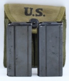 2 15 Round M1 Carbine Magazines & Military Pouch