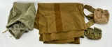 Large WWII Military Blanket & Rucksack