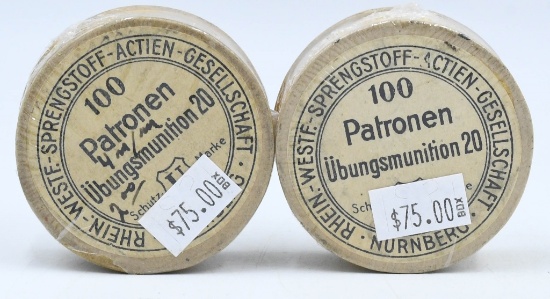 2 Collector Boxes Of Patronen Ubungsmunition