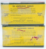 40 Ct Of Remington Unprimed New .244 Rem Brass