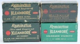 4 Collector Boxes Of Remington .22 LR & .22 Short