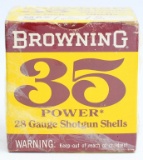 25 Rd Collector Box Of Browning 28 Ga Shotshells