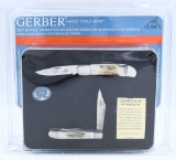 NIP Gerber Two Blade Trapper Knife Set