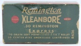20 Rd Collector Box of Remington .30 Rem Ammo