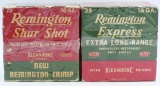 2 Collector Boxes Of Remington 12 Ga Shotshells