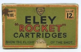 5 Rd Collector Box Of Eley Rocket 12 Ga Shotshells