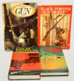 (4) Various Firearm Books Guns, Black powder & mor