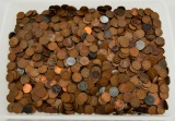 Over 2600 Unsearched Wheat Pennies! 13+ LBS