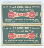 2 Collector Boxes Of Remington .22 LR Ammunition