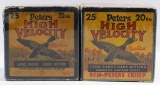 2 Collector Boxes of Peters 20 Ga Shotshells