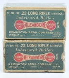 2 Collector Boxes Of Remington .22 LR Ammunition