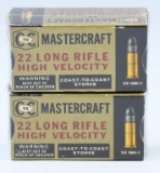 2 Collector Boxes Of Mastercraft .22 LR Ammunition