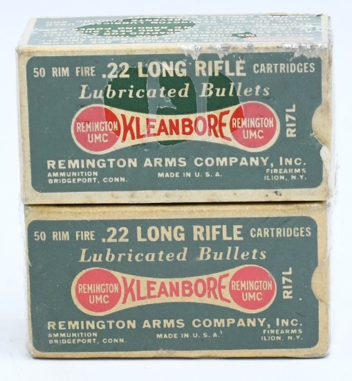 2 Collector Boxes Of Remington .22 LR Ammunition