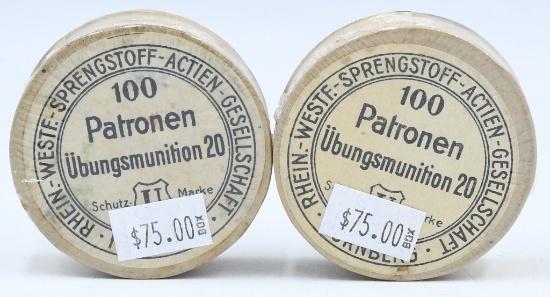 2 Collector Boxes Of Patronen Ubungsmunition