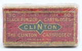 Rare 50 Rd Collector Box Of Clinton .22 Short BP
