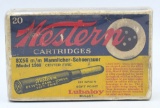 20 Rd Collector Box Of Western 8x56mm Mannlicher