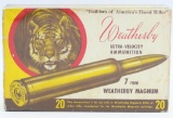 20 Rd Collector Box Of Weatherby 7mm WBY Ammo