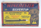 20 Rd Collector Box Of Winchester .30-06 Govt Ammo
