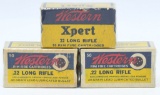 3 Collector Boxes Of Western .22 LR Ammunition