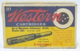 20 Rd Collector Box Of Western 8mm Mannlicher
