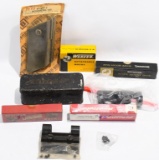 Gunsmithing accessory lot; Scope rings, and more