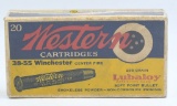 20 Rd Collector Box Of Western .38-55 Win Ammo