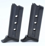 (2) .22 LR 8 rd Magazines with finger extension