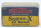 50 Rd Collector Box Of Western .22 Hornet Ammo