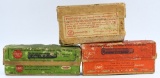 3 Rare Collector Boxes of Rifle Cartridges