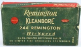 23 Rounds of .244 Remington Ammunition