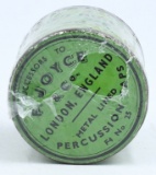250 Ct Container Of R Joyce & Co Percussion Caps