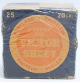 25 Rd Collector Box Of Peters 20 Ga Shotshells