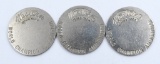 (3) Winchester Western Target Coins 1950s