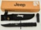 New in The Box Jeep Trail Rated Fixed Blade Knife