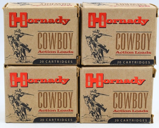 80 Rounds of Hornady Cowboy .45 Long Colt Ammo