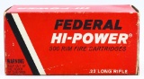 450 Rounds Of Federal Hi-Power .22 LR Ammunition