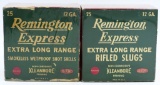 2 Collector Boxes of Vintage Remington Express 12