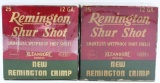 2 Collector Boxes Of Remington 12 Ga Shotshells