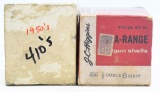 Two Vintage .410 Gauge Shotshell Boxes