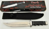 New In The Box Dark Defender Fixed Blade Knife