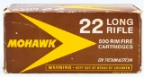 500 Rounds Of Mohawk .22 LR Ammunition