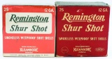 2 Vintage Boxes of Collector Remington Shotshells
