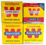 4 Vintage Collector Boxes of Winchester 16 Gauge
