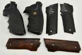 (4) Various Grips; Pachmayr, Hogue, S&W, Mustang