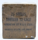 25 Rd Collector Box of Winchester 12 Ga Shotshells